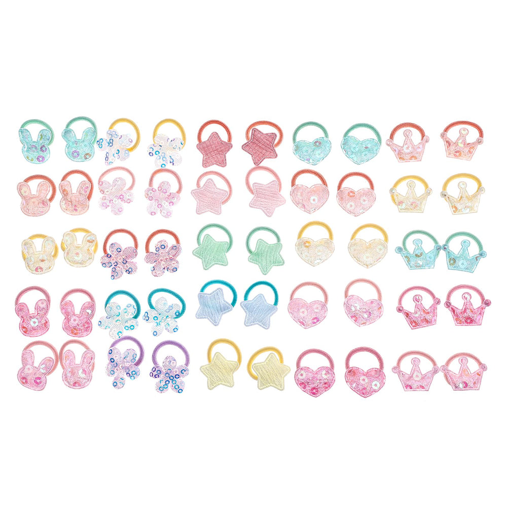 LIUCHENLIIVY hair ties with no metal parts protect delicate hair.