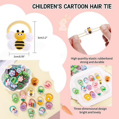 LIUCHENLIIVY soft-stretch ponytail holders protect delicate hair without metal parts.