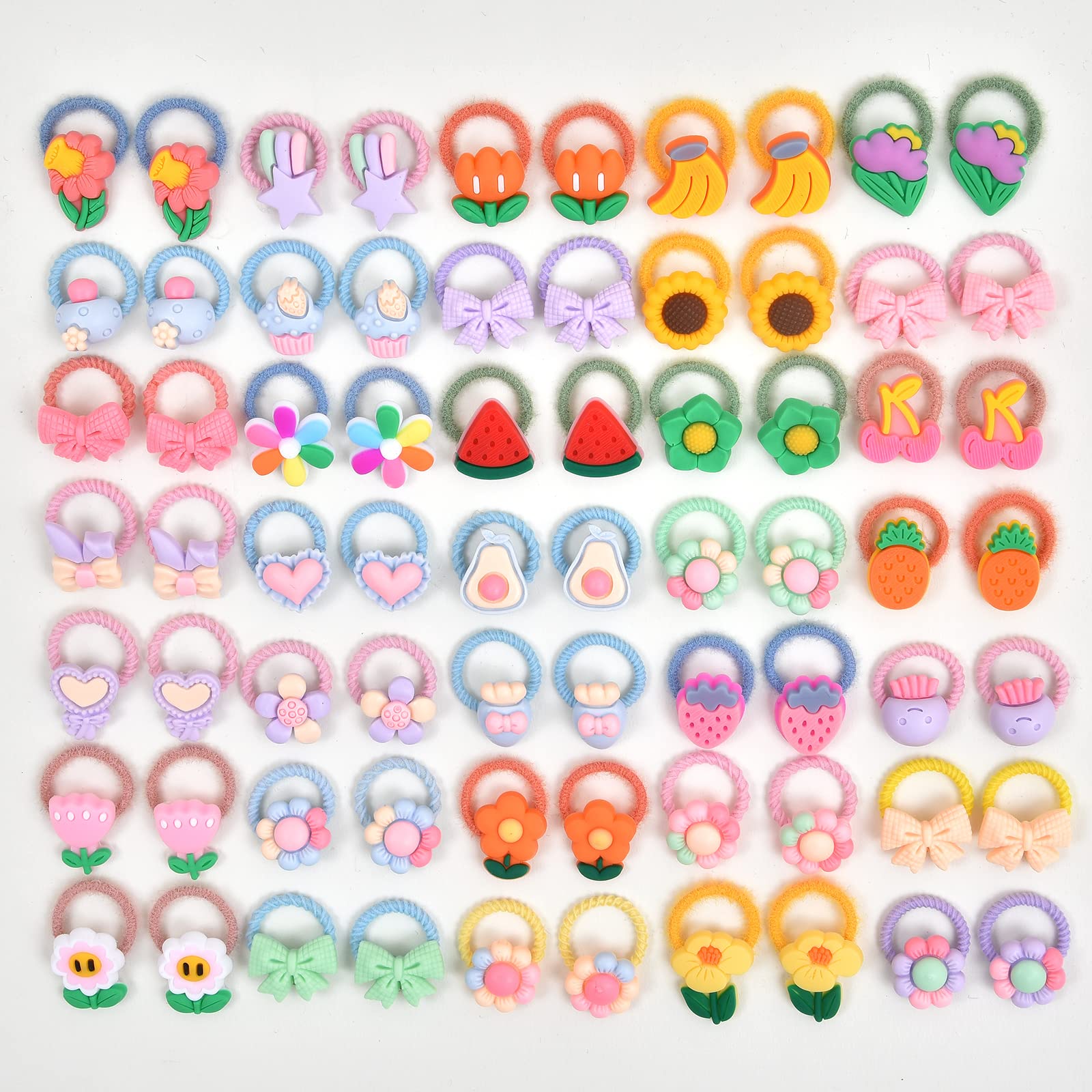 LIUCHENLIIVY soft elastic bands for gentle ponytails and braids.