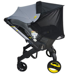 Liuliuby Doona Sunshade Extension overview showing all-around sun protection for stroller and car seat