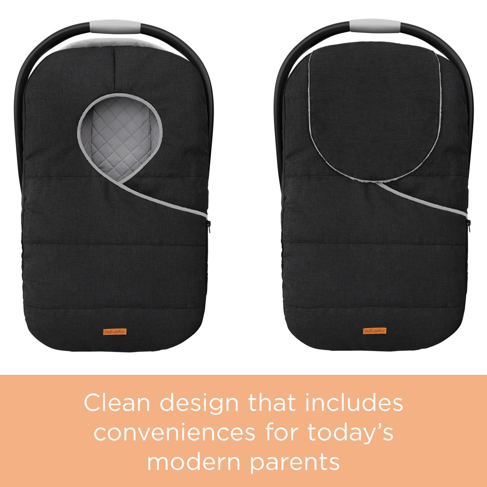 liuliuby front zip design for easy in and out access