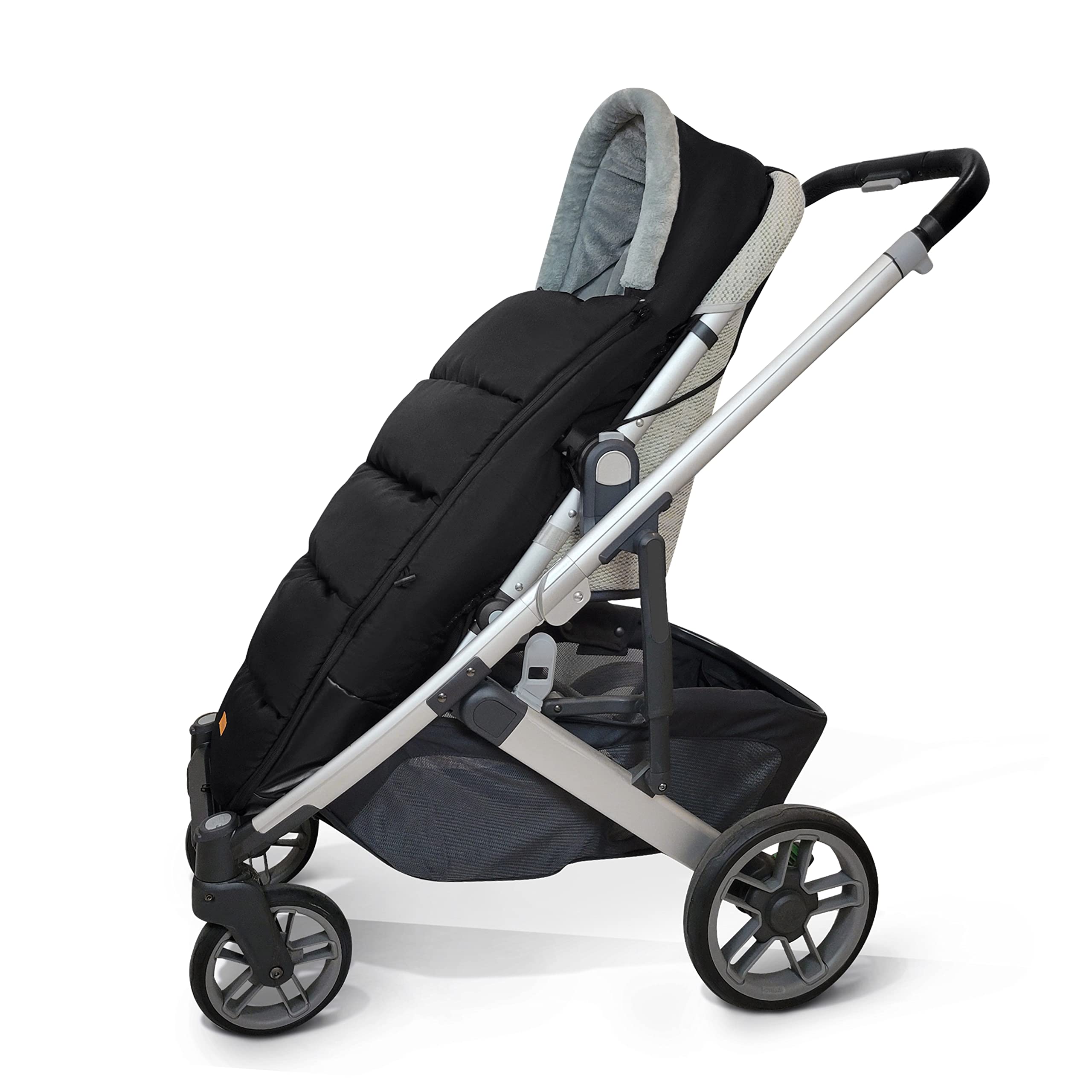 Liuliuby stroller footmuff hood adjustment keeps cold air out