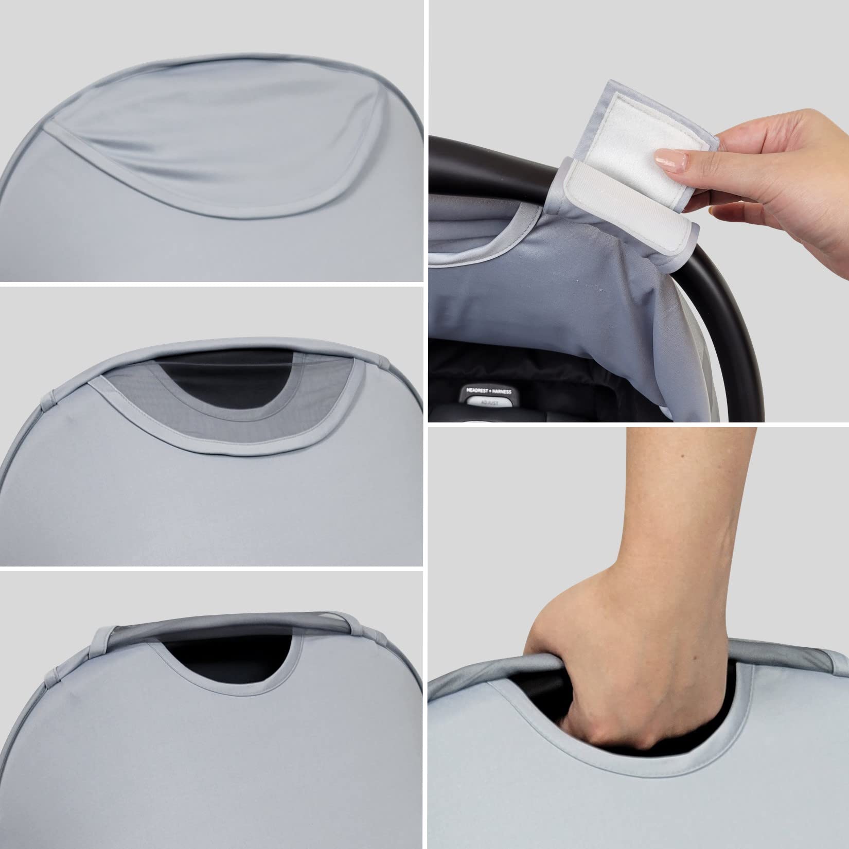 Liuliuby side mesh boosts air flow for warmer weather.