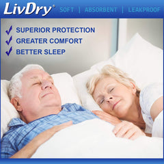 LivDry 2XL Overnight tear-away sides enable easy removal