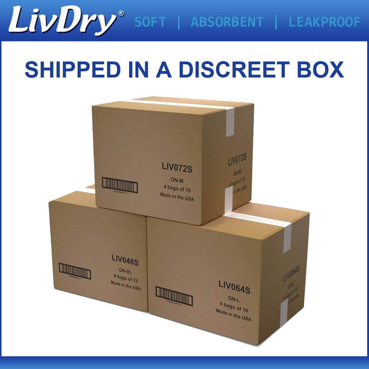 LivDry booster pad long length provides full coverage and security.