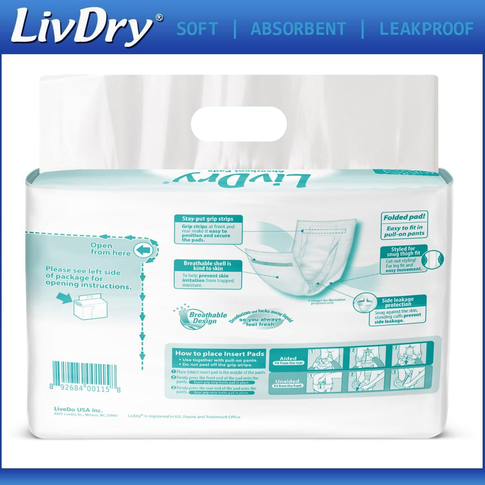 LivDry discreet packaging keeps use private and convenient.