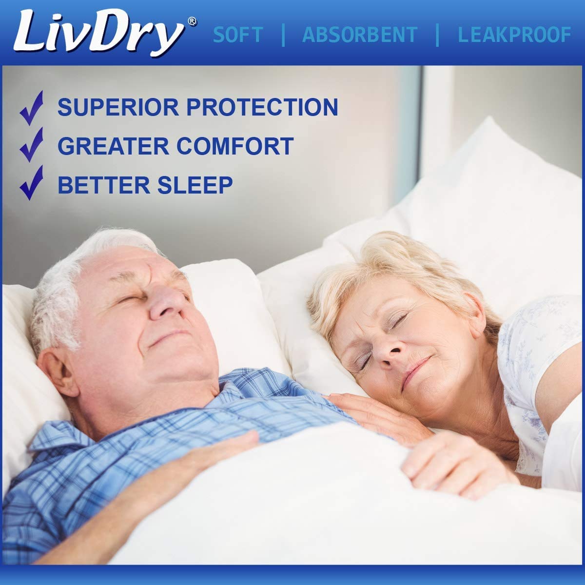 LivDry overnight absorbent core emphasizes quick fluid locking