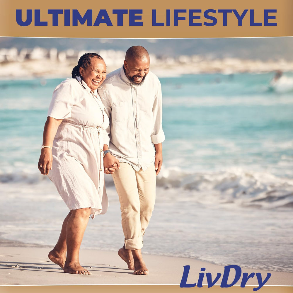 LivDry tear-away sides shown for easy removal.