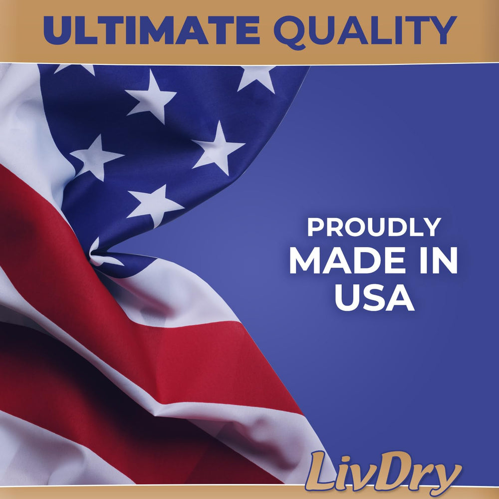 LivDry Ultimate XL front stitching indicates orientation and secure fit.