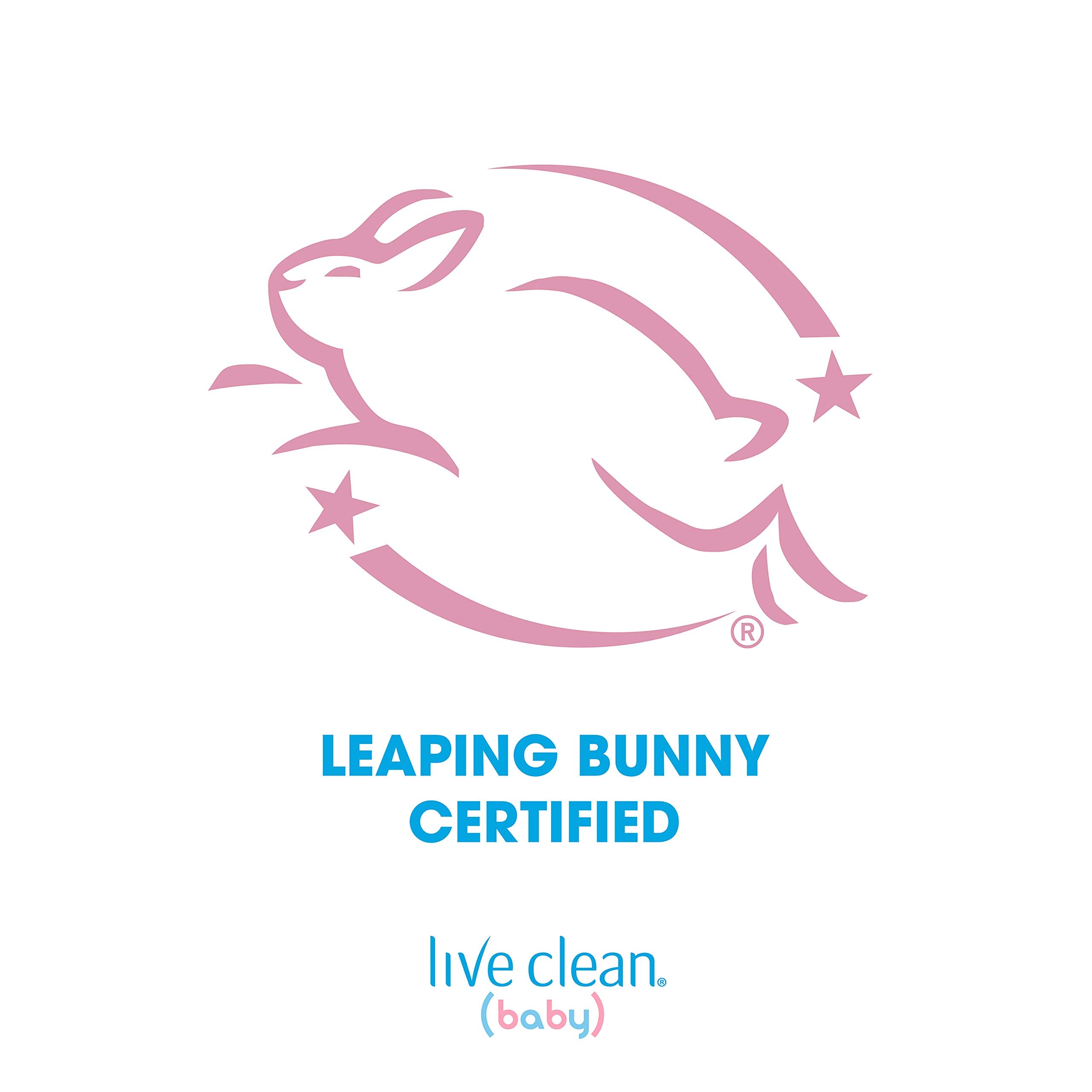 Daily baby skincare routine image featuring Live Clean Lotion