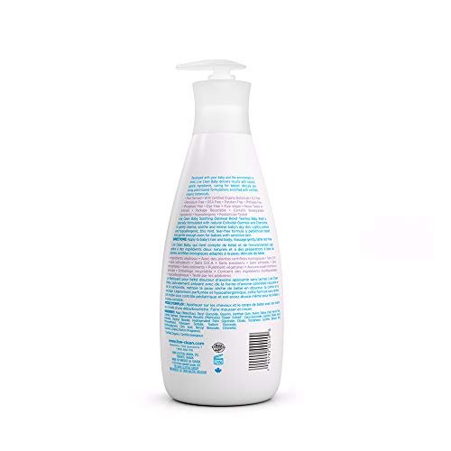 Live Clean Baby Soothing Relief Wash pump dispense, easy, controlled usage for bath time.