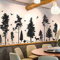 LiveGallery animal jungle trees wall decals add whimsy to nurseries and living rooms