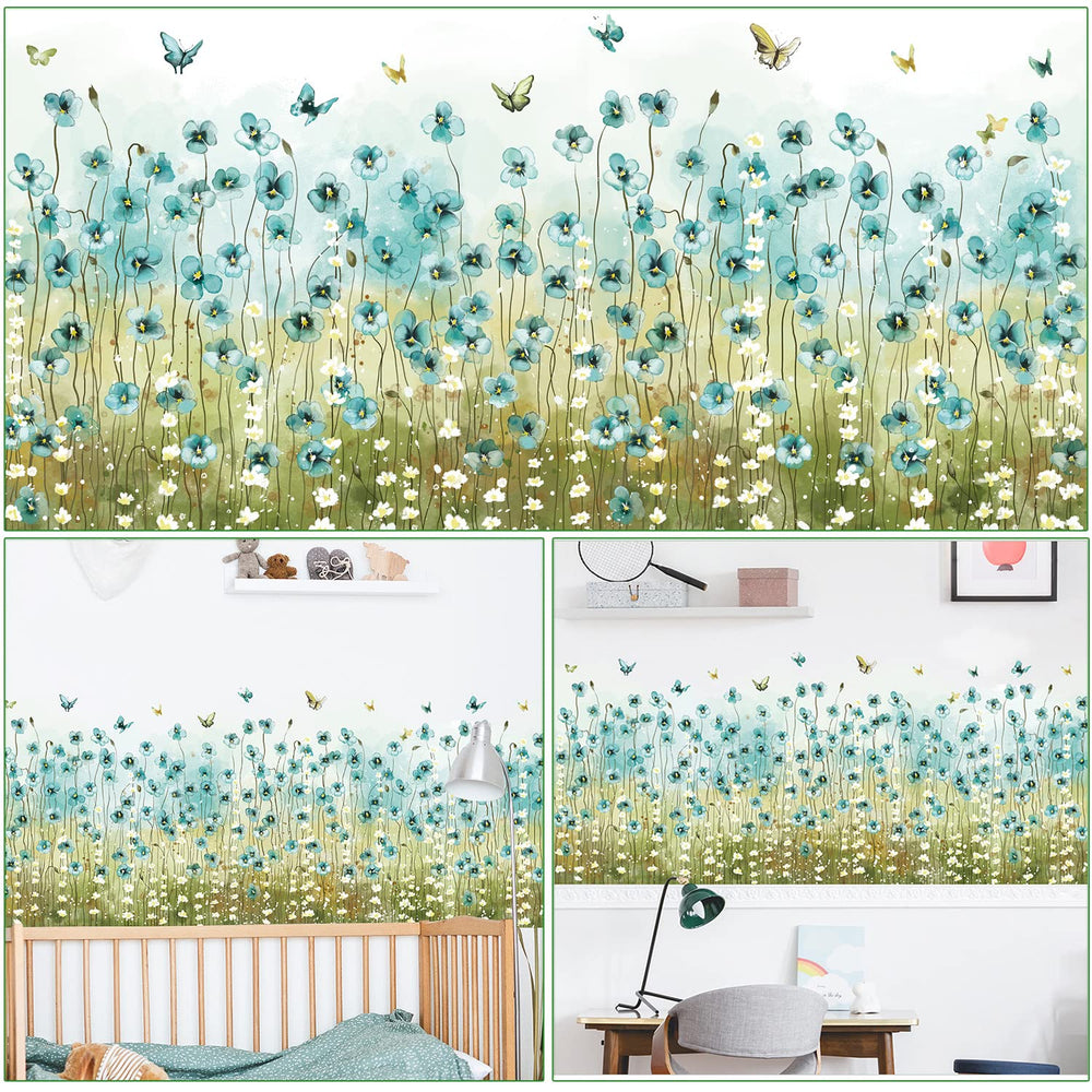 LiveGallery butterfly-plants wall decor creates playful nature vibes