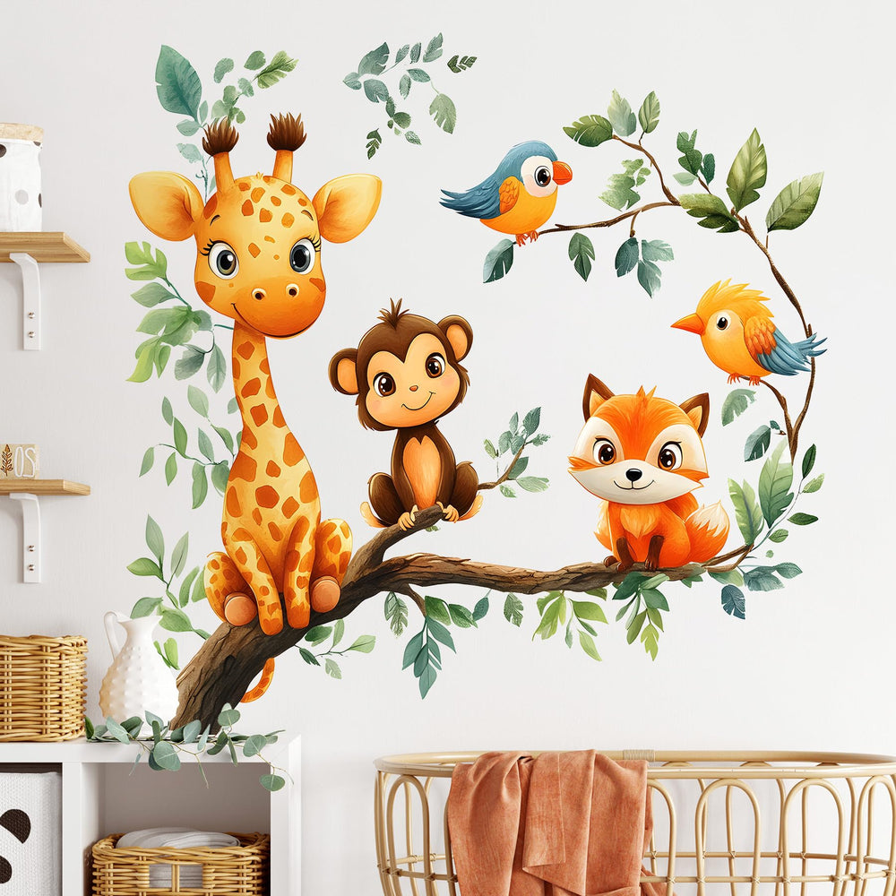 LiveGallery Party Decor decal kit brightens events with temporary woodland themes