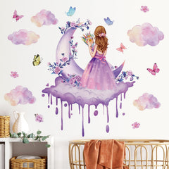 LiveGallery clouds wall decor for the nursery creates a calm, dreamy backdrop.