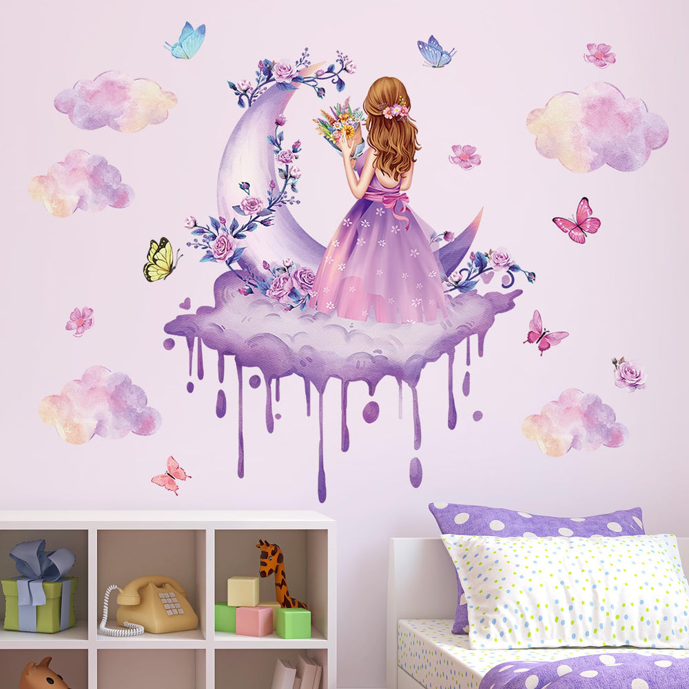LiveGallery colorful cartoon wall stickers brighten rooms with vivid patterns.