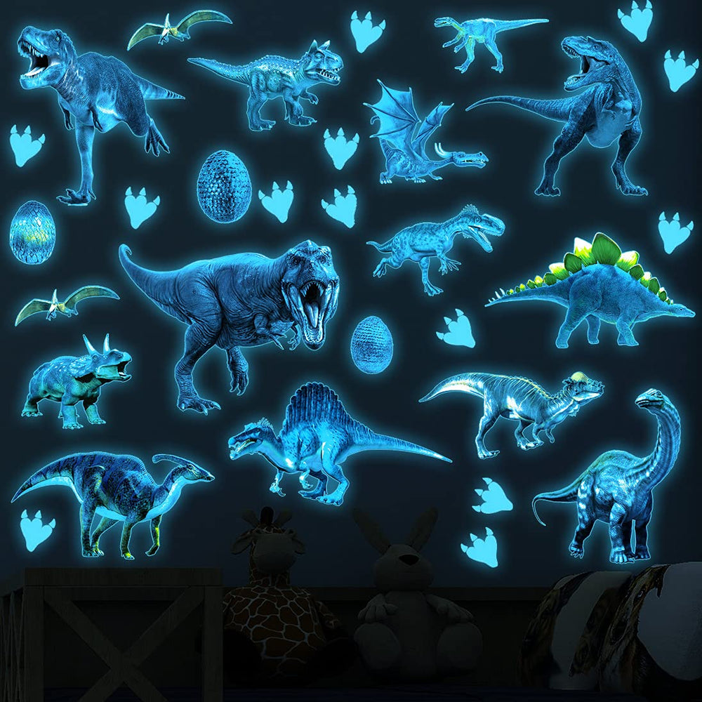 LiveGallery dino paw prints wall decals inspire a prehistoric path