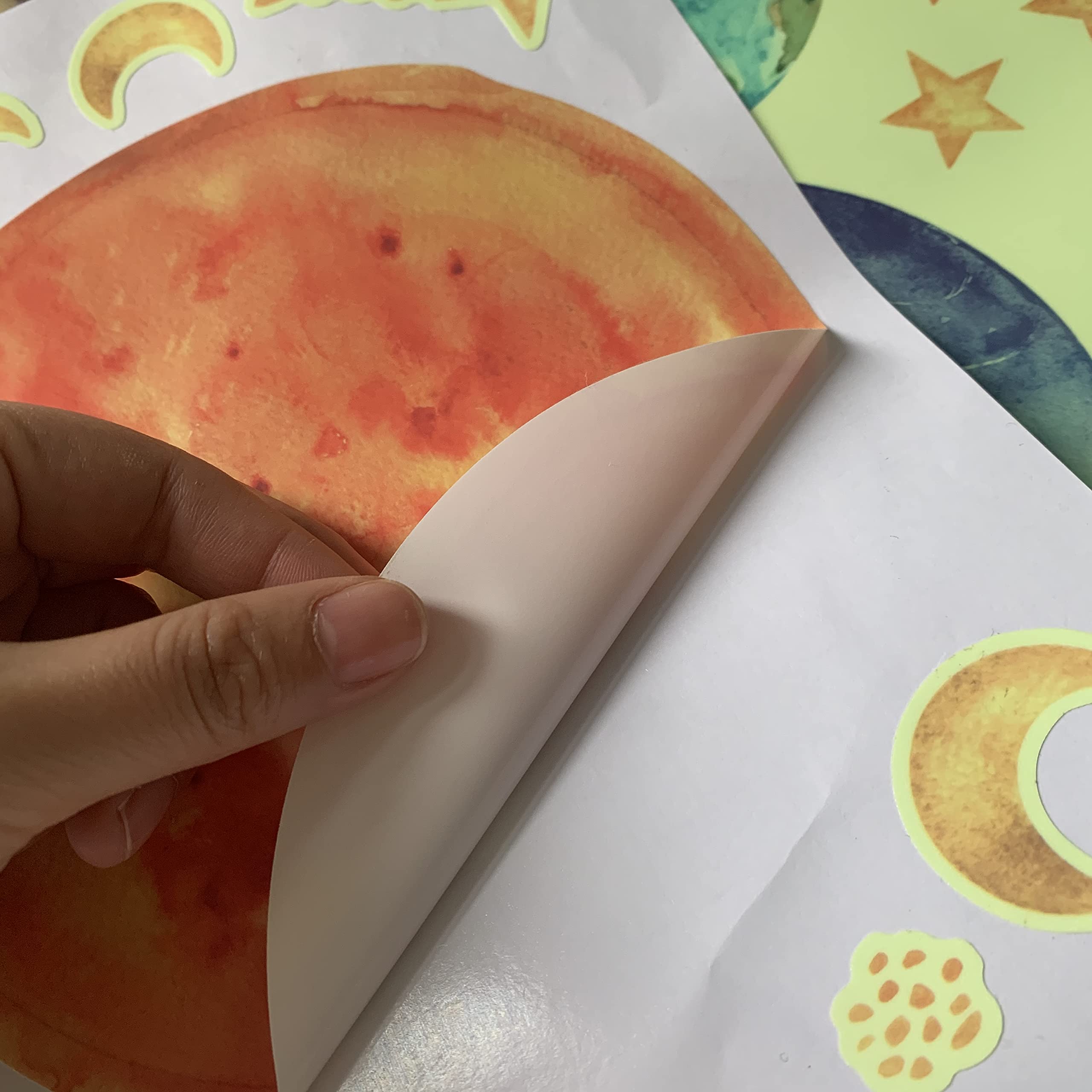 LiveGallery earth wall sticker adds educational celestial decor to any wall