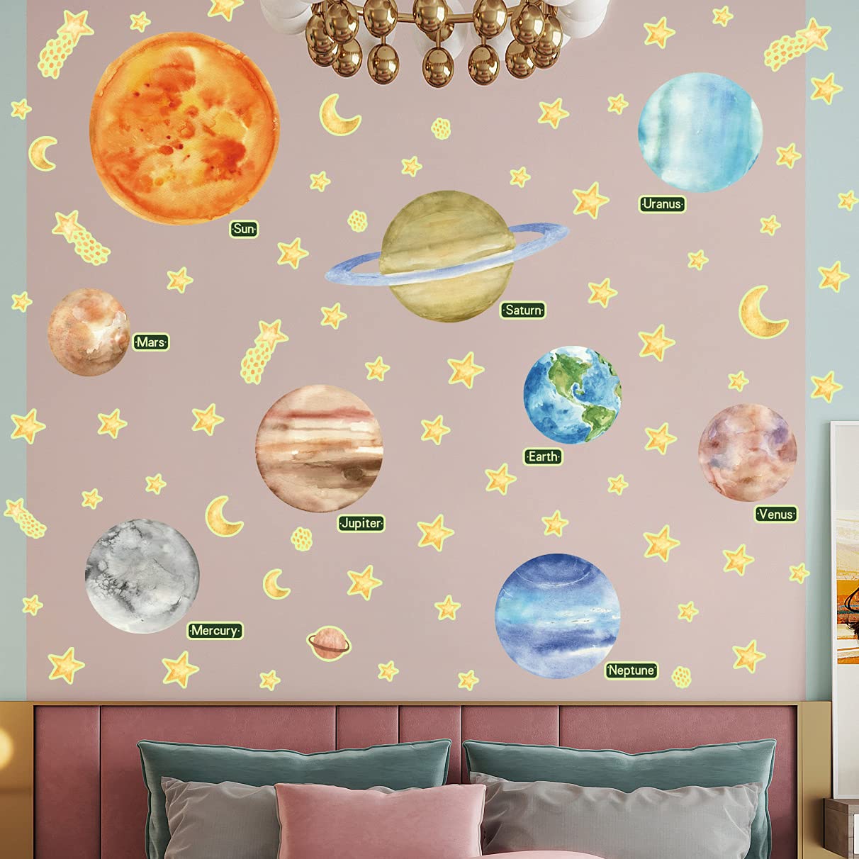 LiveGallery kids room ceiling decor elevates a space into a quiet galaxy
