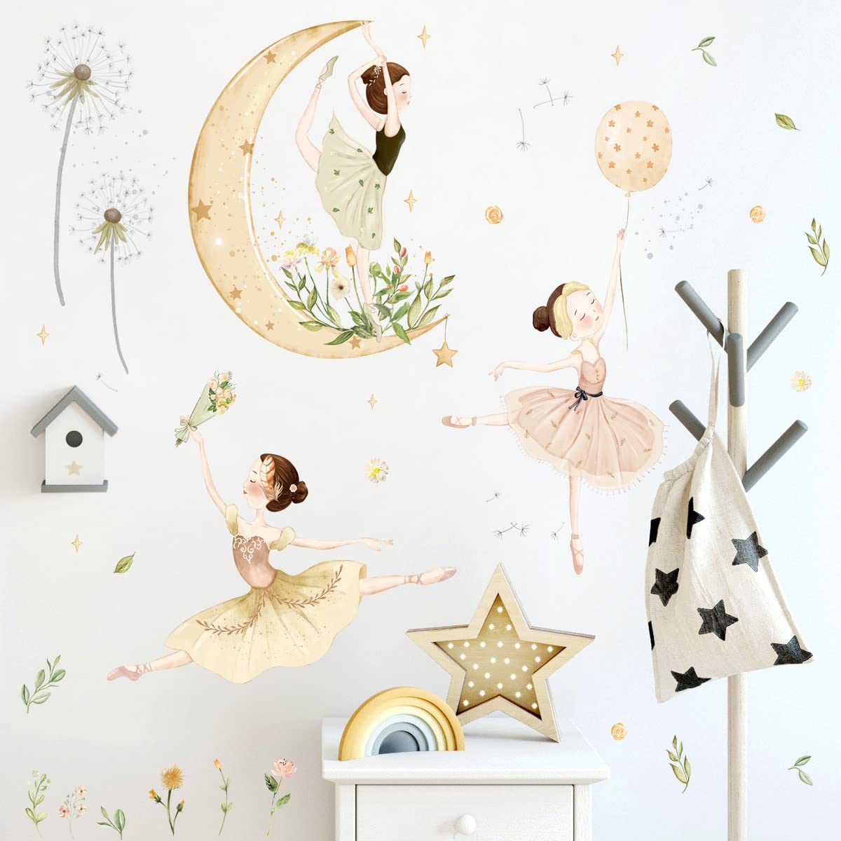 LiveGallery nursery decor ballet girls adds soft charming ambiance