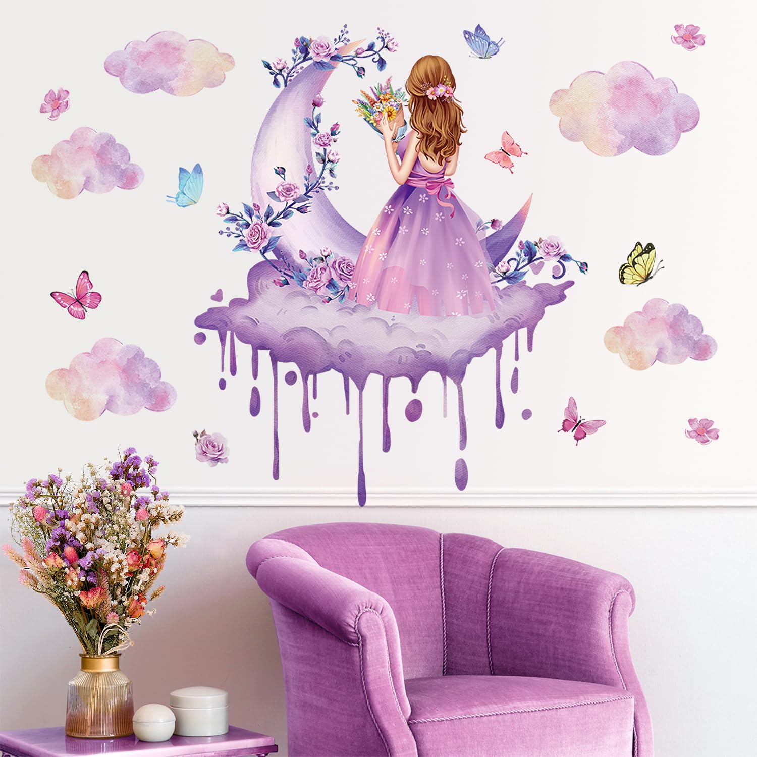 LiveGallery party decor wall stickers simplify quick birthday decorating.