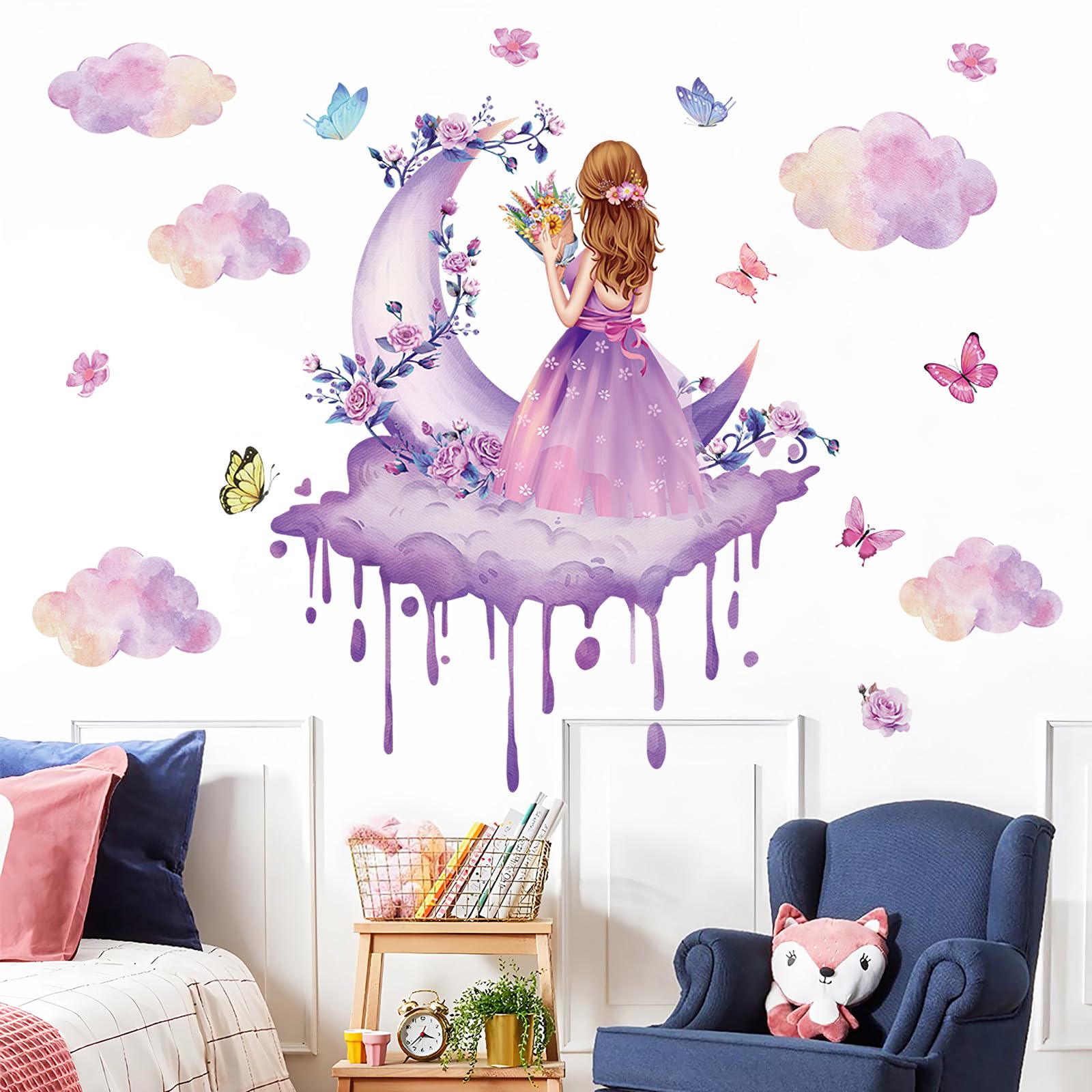 LiveGallery peel-and-stick wall decal is easy to apply and reposition.