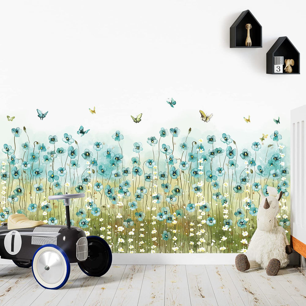 LiveGallery skirting lines decoration adds subtle floral charm