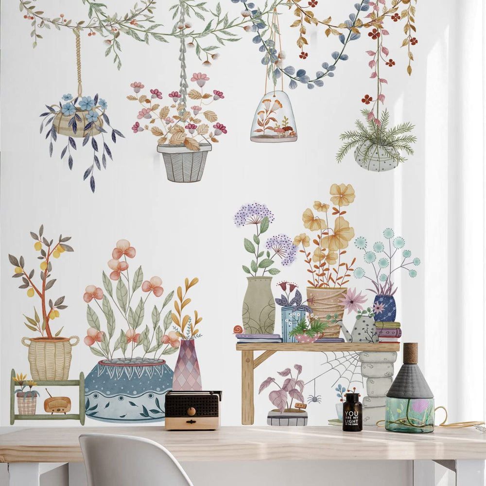 LiveGallery plant wall decals ideal for nurseries and classrooms.