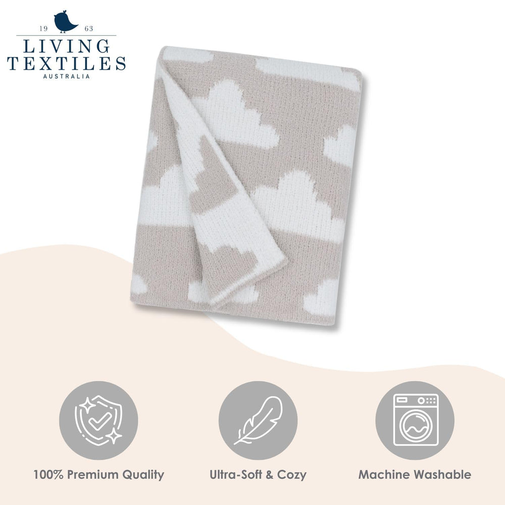 Living Textiles 40x30 inch size supports newborn and toddler layering