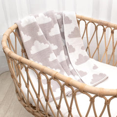 Living Textiles baby blanket in a nursery shows versatile comfort and decor compatibility