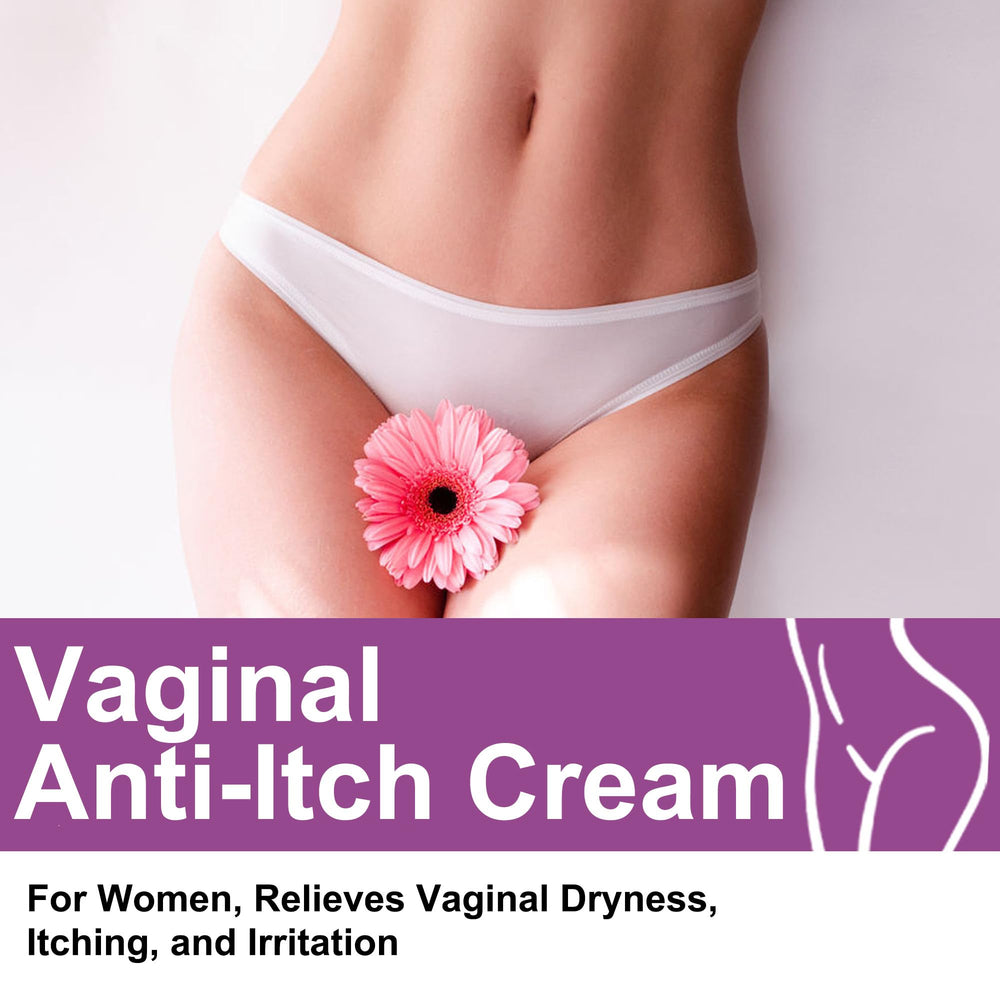 Liwoci Vaginal Anti-Itch Cream ingredients panel highlights soothing, fragrance-free care