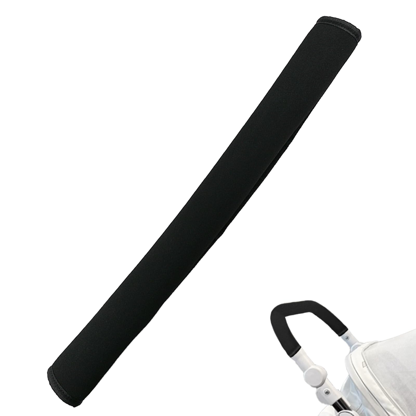 LiXiongBao stroller handle cover assembly for quick, tool-free fit on most pushchairs.