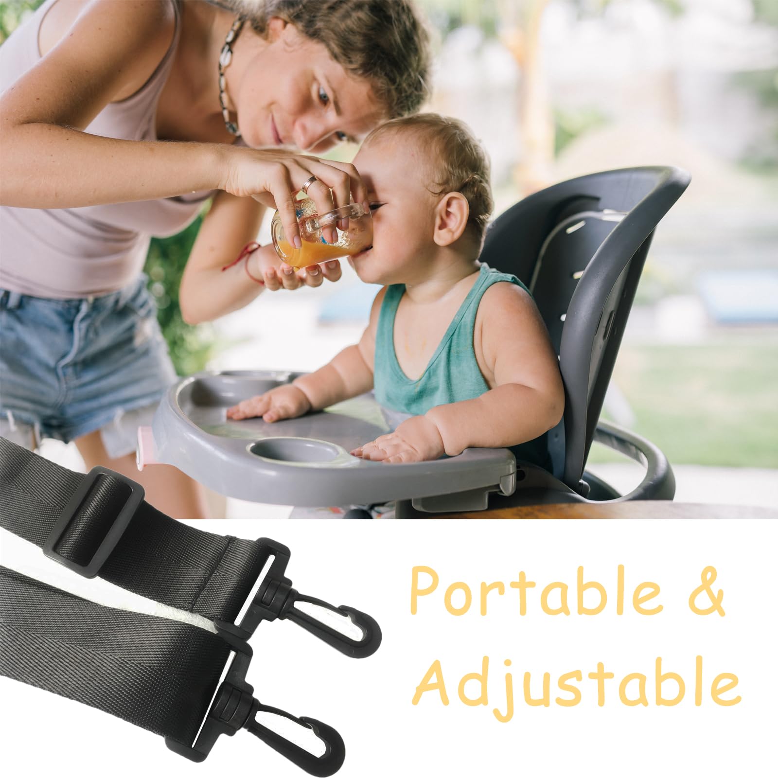 LiXiongBao two-to-five-point adjustable harness enables flexible seating.