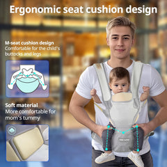 LiyLou baby carrier facing-in-out options for personalized viewing angles.