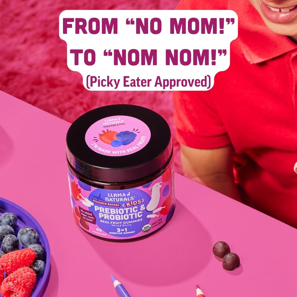 Llama Naturals no added sugar claim on label highlights healthier option
