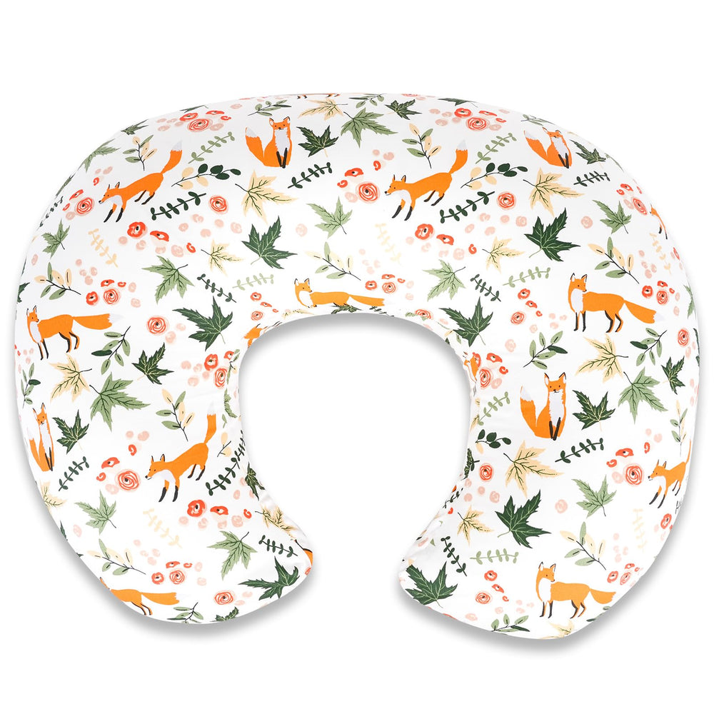LLCJYYCY nursing pillow cover with fox pattern for breathable baby comfort during feeds.