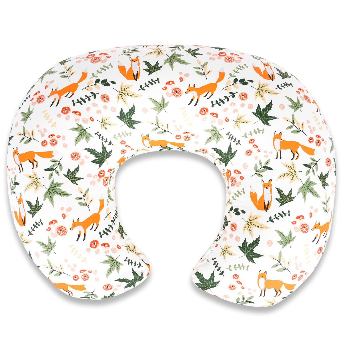 LLCJYYCY nursing pillow cover with fox pattern for breathable baby comfort during feeds.
