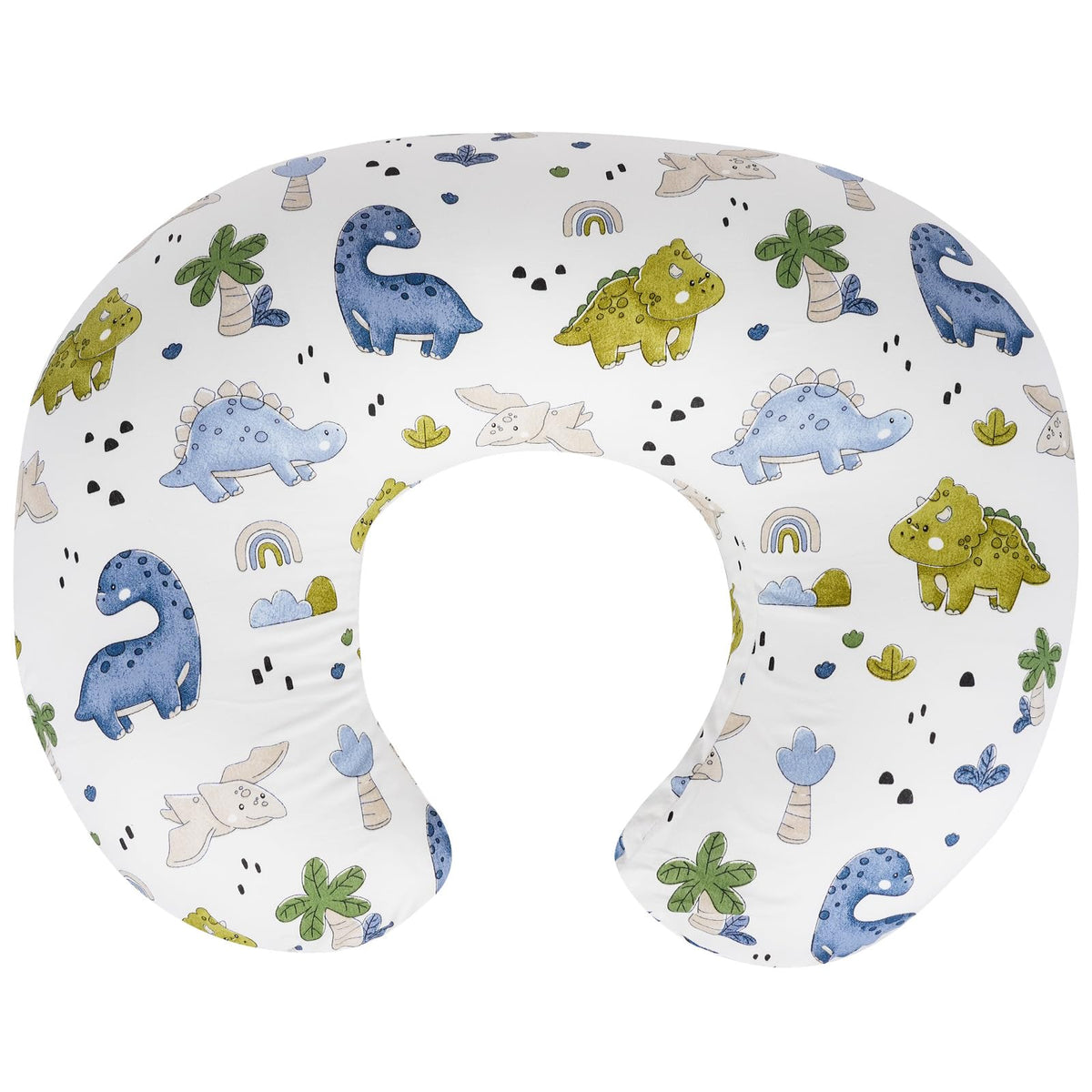 LLCJYYCY nursing pillow in C-shape supports baby at feeding height