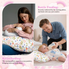 LLCJYYCY ergonomic C-shape support positions baby at the right height.