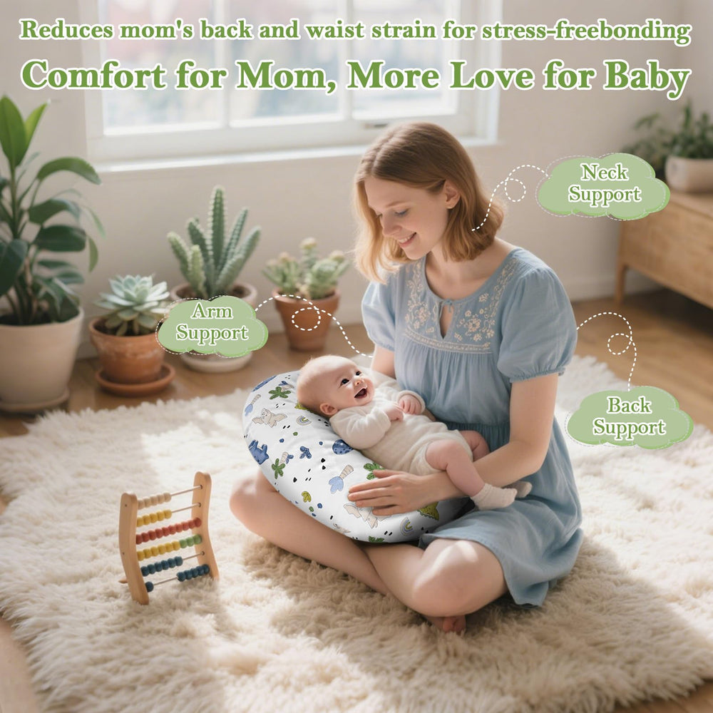LLCJYYCY versatile design supports tummy time and propping as baby grows