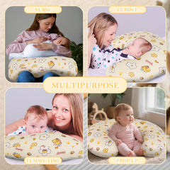 LLCJYYCY nursing pillow removable cover is easy to machine wash