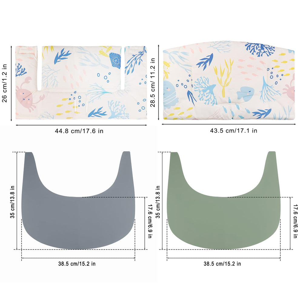 LLHQAMT anti-slip cushion keeps baby securely seated