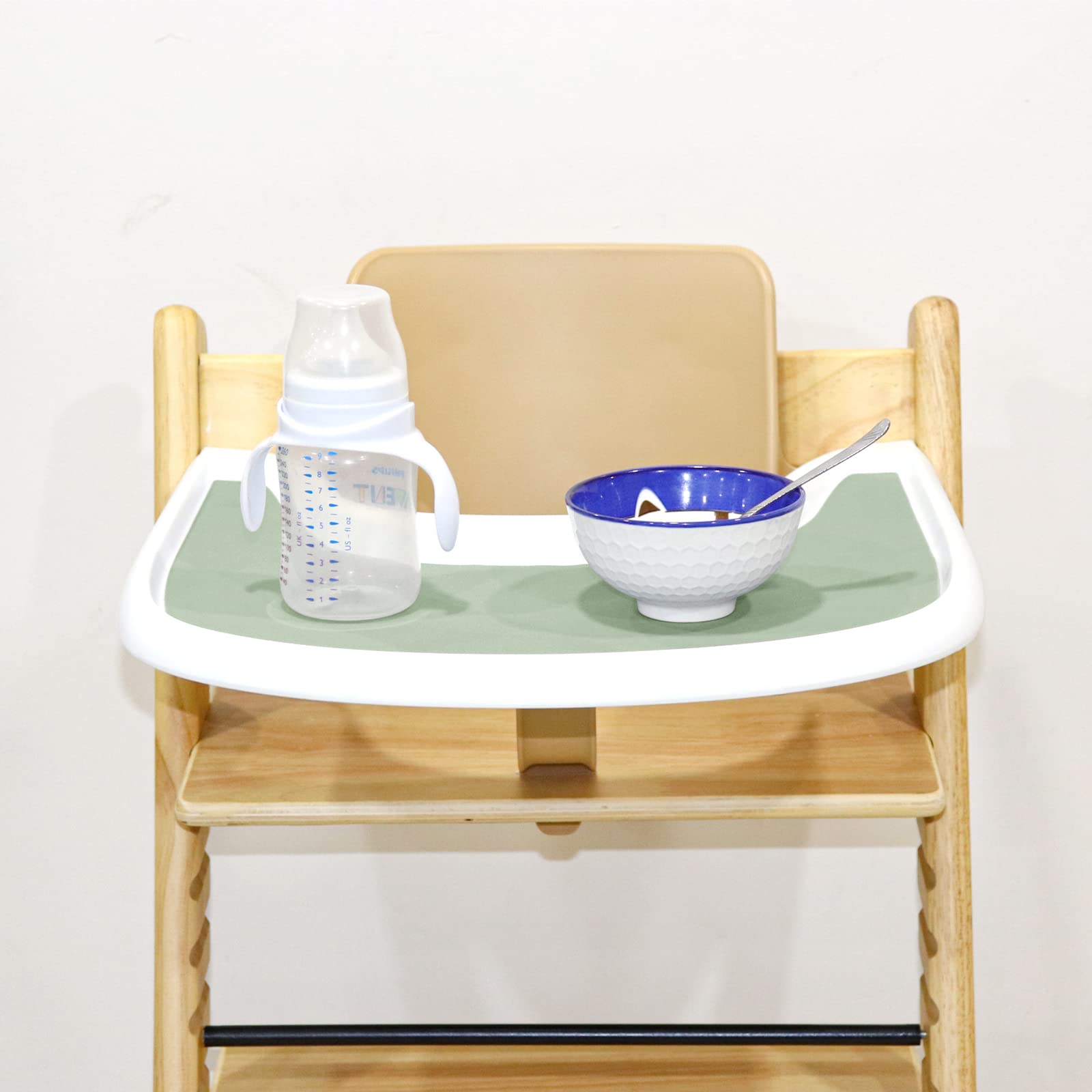 LLHQAMT one-piece foldable tray cover for Tripp Trapp, portable design