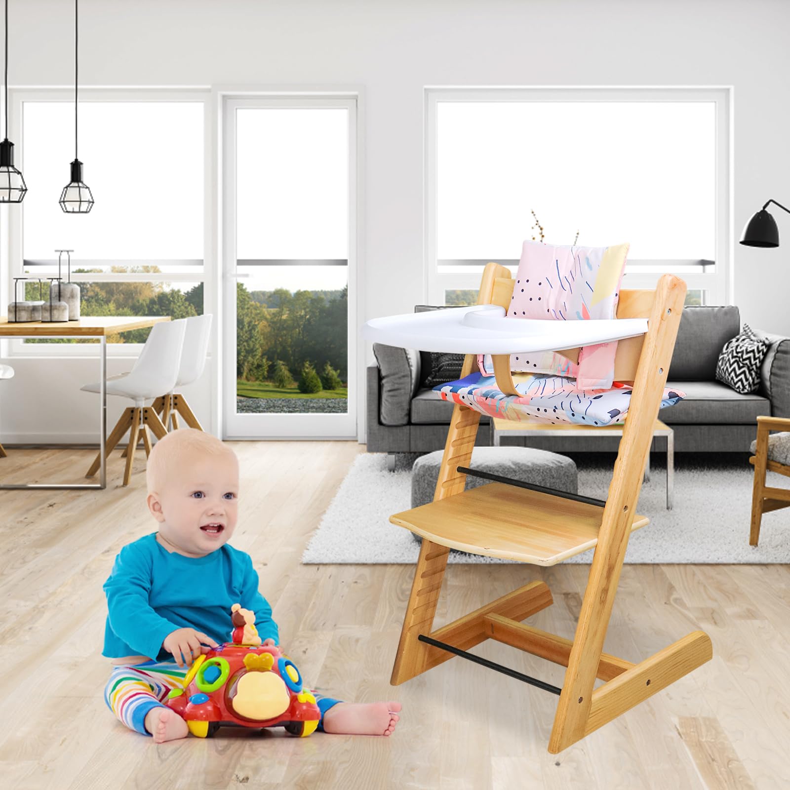 LLHQAMT Tripp Trapp cushion base adds comfort and stability