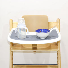 Dishwasher-safe LLHQAMT tray mat ready for quick cleaning after meals.
