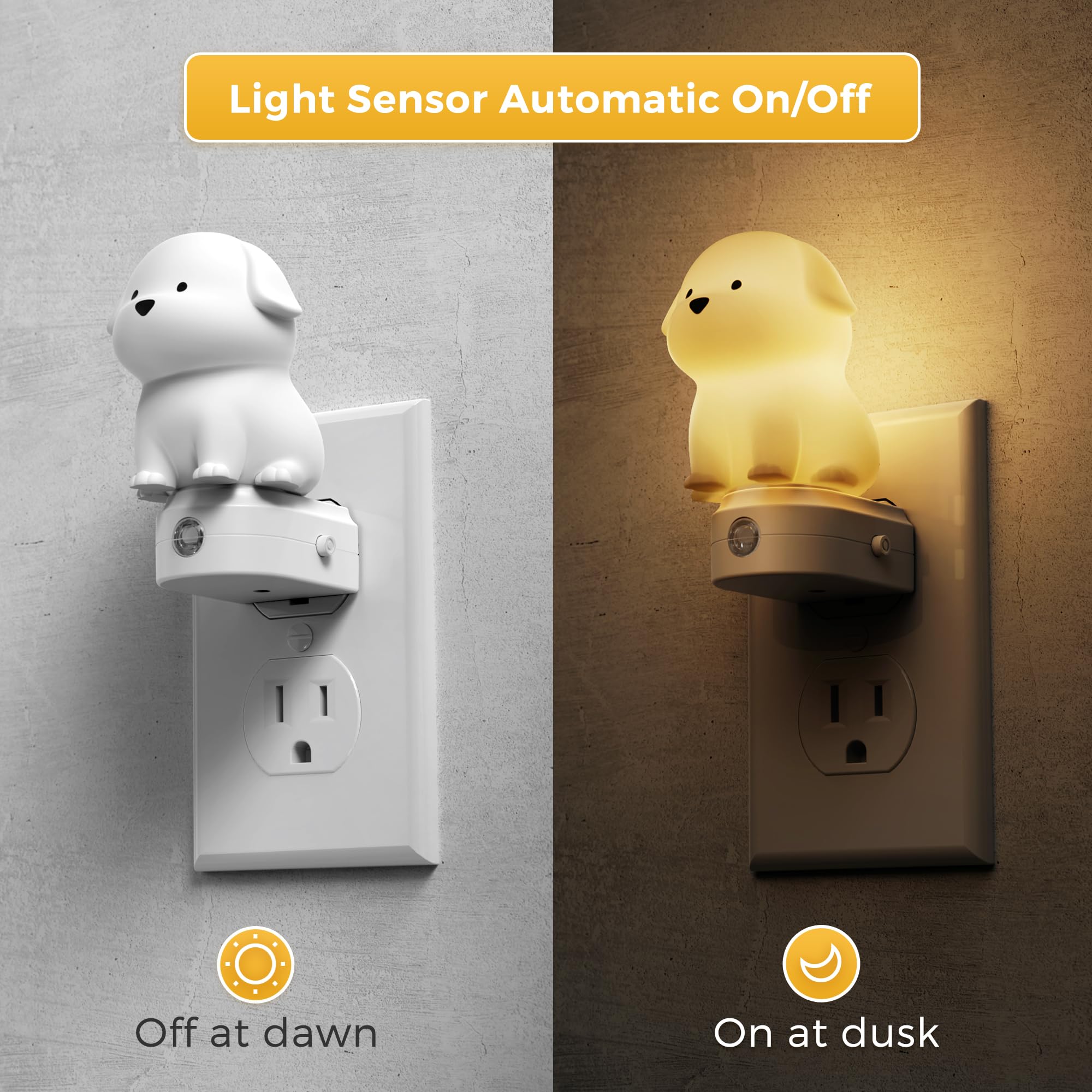 L LOHAS LED 3CCT night light with 1600K/2700K/5000K for any mood.