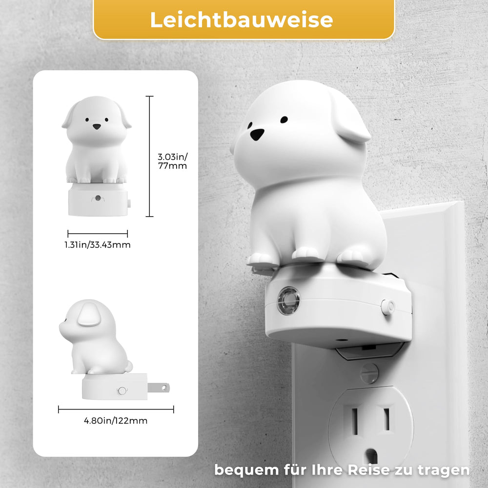 L LOHAS LED night light with memory and simple on/off controls.