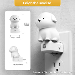 L LOHAS LED night light with memory and simple on/off controls.