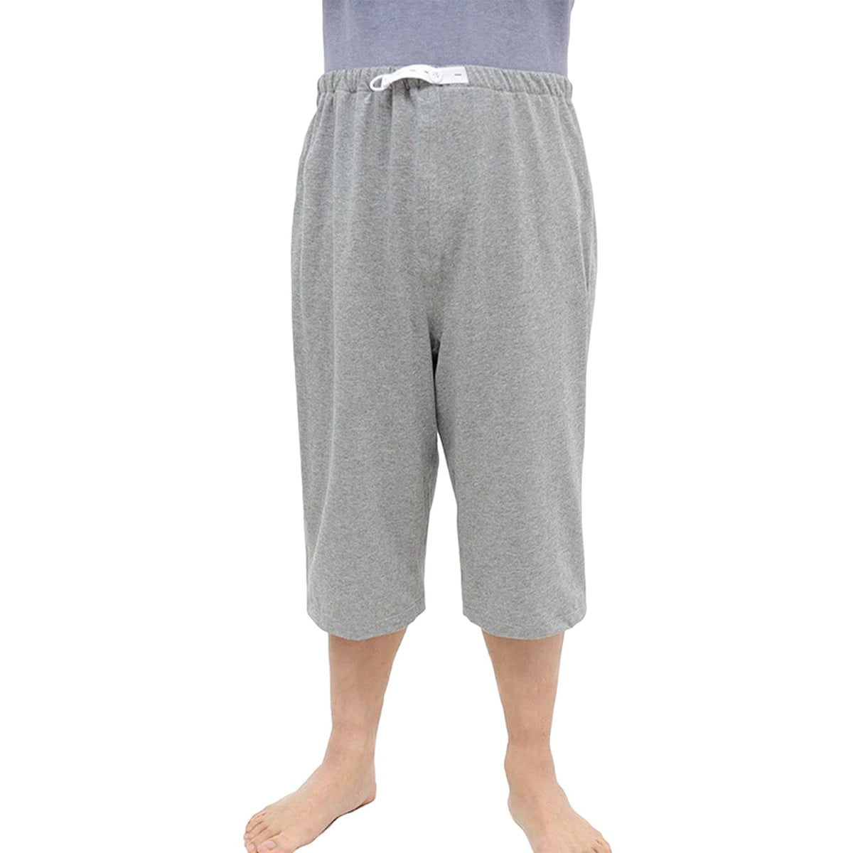Lmaray adult diaper trousers front view with breathable three-layer fabric for comfort.