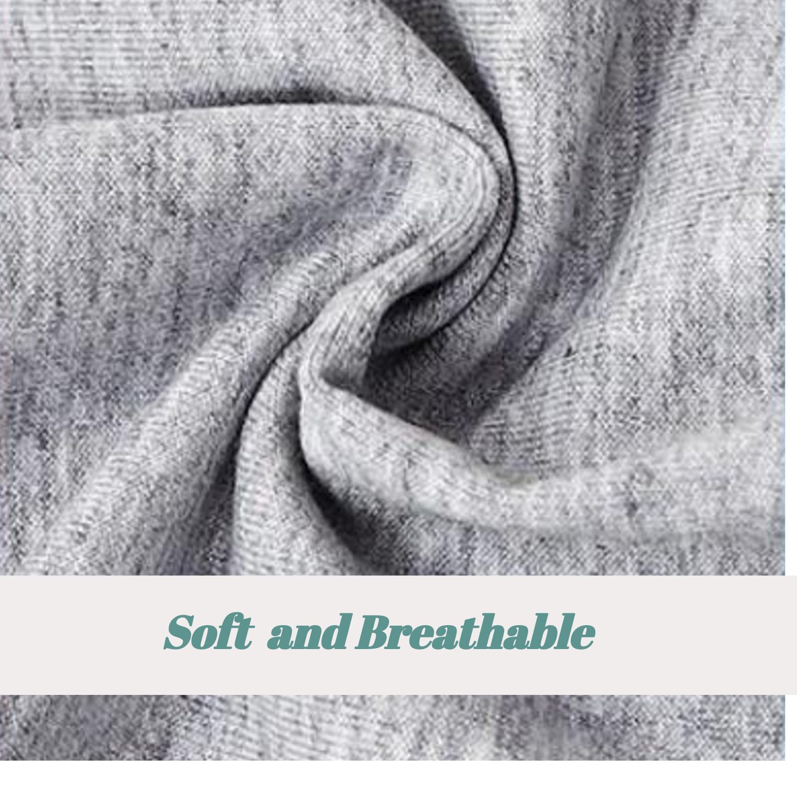 Lmaray grey catheter leg bag pants provide all-day breathable comfort.